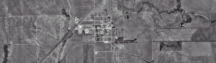 USGS Aerial Photo of Hazelton, Barber County, Kansas, 21 March 1996.