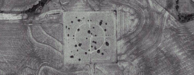 USGS Aerial Photo of Hazelton Cemetery, Barber County, Kansas, 21 March 1996.