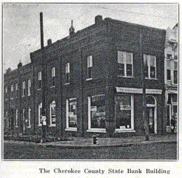 The Cherokee County State Bank Building